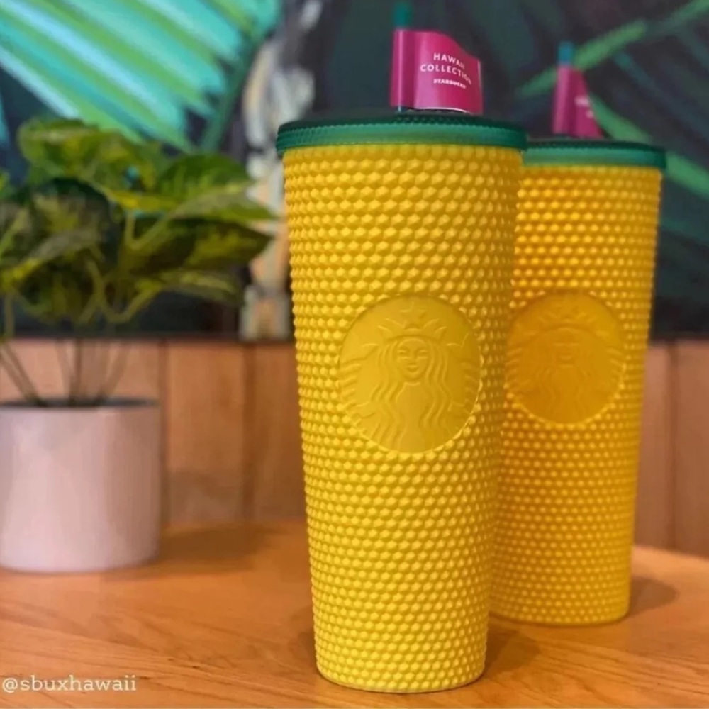 🍍2 Starbucks Hawaii pineapple studded tumbler 🍍 - Picture 5 of 6